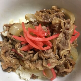 簡単牛丼